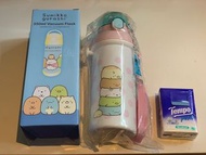 🛍 疫情在家必買,即時/即日交收🟥🟨🟩秋冬季必買✅🛍🇯🇵日本直送🇯🇵日本空運100%全新未開人氣🔥罕有san-x sumikko gurashi 角落生物精美冷暖水壺防疫水壺蓋自動按鈕方便輕巧保溫性能