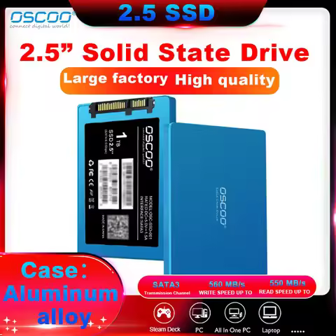 OSCOO SSD 1tb 512gb 2.5‘’ SATAIII SATA SSD 480gb 2tb HD SSD Hard Drive Disk HDD Internal Solid State