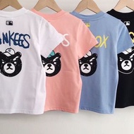 男女童MLB卡通熊短袖T恤 (親子裝）