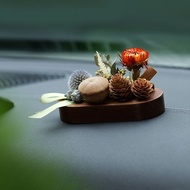( Aroma Semulajadi ) Kereta buatan tangan bunga kering aroma expander mewah konsol tengah hiasan ker