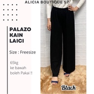 Seluar Palazo Muslimah ( Kain Laici ) #8612 Palazo Laici Women Palazo Pants Women