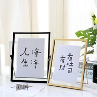 4R 5R 6R 8R Ins Metal Geometric Photo Frame Desktop Decoration Plant Specimen Frame