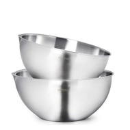 Hekins stainless steel mixing bowl set of 2 (24+28cm) stainless steel bowl