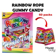 Alibaba Rainbow Rope Gummy Candy 60 packs