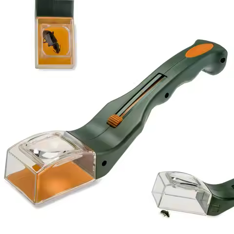 Insect Catcher With Magnifying Fly Grabber Spider Catcher Bug Insect Catching Tool Bee Clamp Insect 