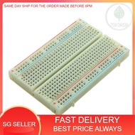 (Local Stock) 8.5 x 5.5cm 400 Tie Points 400 Holes Solderless Breadboard Bread Board Arduino Uno R3