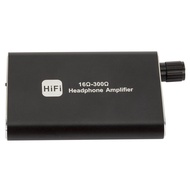 Kebidumei HiFi Headphone Amplifier Audio Two-Stage Gain Switch AMP Audio Cable For 16-300 Ohm Headph