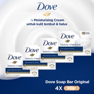 Dove ORIGINAL Bar Soap 90g MULTIPACK (Contents 4) - Dove Beauty Bar Soap