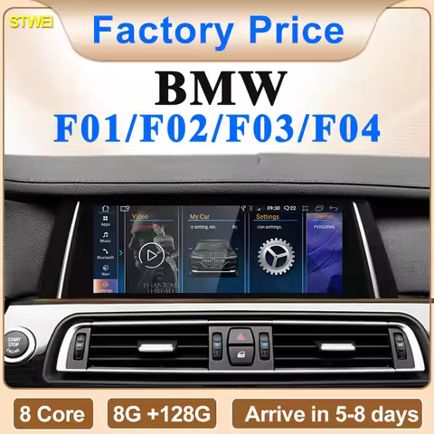STWEI New ID6 ID7 ID8 UI 10.25incH Android System Wireless Carplay AUTO For BMW 7Series F01 F02 CIC 