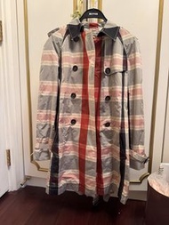 DAKS London 格紋男風衣外套