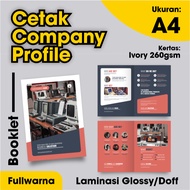 Print Company Profile, Booklet A4, full color
