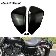 Motorcycle Gloss Black Side Oil Tank Battery Cover Fairing Guard For Harley Sportster Nightster XL I