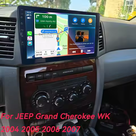Android 16 Car Radio For JEEP Grand Cherokee WK 2004 2005 2006 2007 Multimedia Navigation Player Car