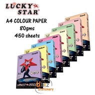 Lucky Star A4 Colour Paper 80gsm 450 sheets A4 Paper A4 Paper 80gsm Printing Paper