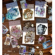 (KD8) Flower and Film Sticker Sticker Film Transparent Sticker/