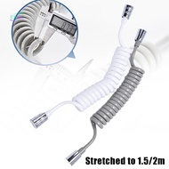 Universal Shower Hose with Spring Design Perfect for Bidet and Toilet Spray Head