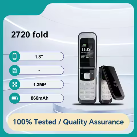 Original Unlocked 2720 fold 2720F （2009） 1.3MP Camera Bluetooth Mobile Phone 2G 860mAh Good Conditio