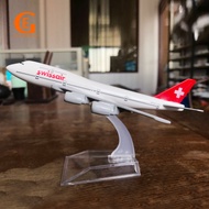 Swiss Air B747 Aircraft Model Swiss Airlines Boeing 747 Die-cast Metal Airplane Plane Model
