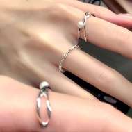 2025 New Minimalist Stackable Rings for Women Elegant Fashion Adjustable Open Finger Ring Trendy Acc