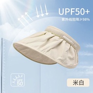 361 Degree Shell Hat Sunscreen Female Day Anti-Ultraviolet Sun Hat Empty Top Sun Hat Big Brim Foldab