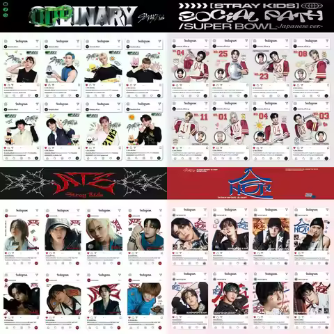 8pcs Stray Kids Skzoo ATE giant KARMA DO IT Cards Bang Chan Lee Felix Hyunjin Kpop Idol Lomo Cards F
