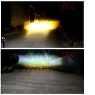 Lampu Sorot Tembak AES LUMINOS Laser Led Mini 30 Watt 2 WARNA KUNING