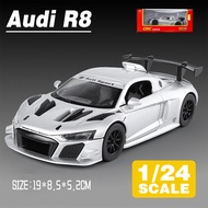 LEO 1:24 Audi R8 LMS GT2 Diecast Model Car Alloy Cars Toys Collection Gift For Kids Boy Girl