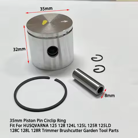 35mm Piston Pin Circlip Ring Fit For HUSQVARNA 125 128 124L 125L 125R 125LD 128C 128L 128R Trimmer B