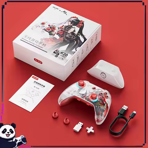 Aolion K20 Gamepad Switchpc Computer Steam Anime Game Controller Rgb Tmr Hall With Charging Dock Sen