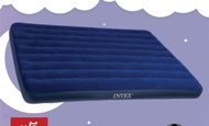 Intex ที่นอนเป่าลม 5 ฟุต ( ควีน ) มาพร้อมที่สูบลมไฟฟ้า ที่นอนแคมป์ปิ้ง ที่นอนพกพา ที่นอนเป่าลม ที่นอนเสริม