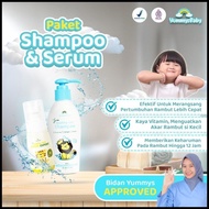 [Rambut Bayi Lebat] Yummys Baby Shampoo &amp; Serum Penumbuh Rambut Bayi