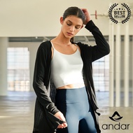 [ANDAR] Airyfre Soft Longline Bra Women Clothes korea style Work out clothes Andar Yoga Sports wear 