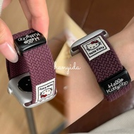 cartoon KT cat nylon Magnetic Watch Band for Apple Watch Series 11 iWatch Series S11 S10/9/8/7 Ultra