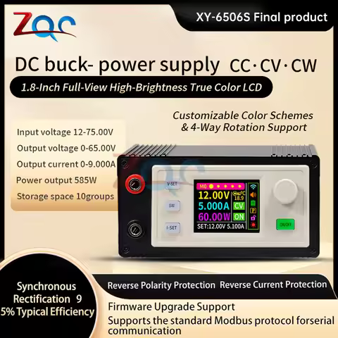 XY6509S XY6506S CNC Adjustable DC Voltage Regulator Adjustable Step-Down Power Supply ConstantVoltag