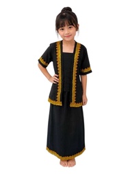 BORNEO SET GIRL KIDS…free size..20kg to 38kg 4 years until 9years