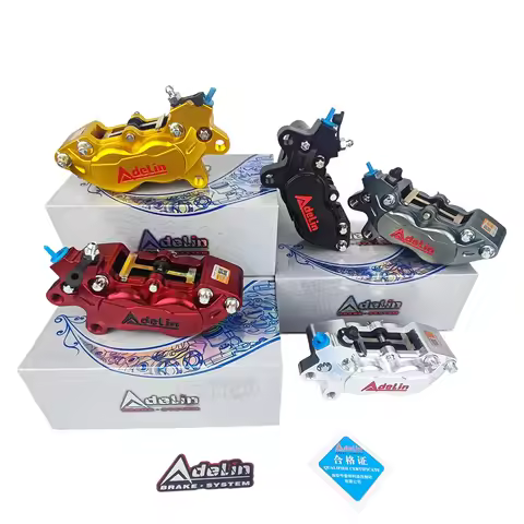 Adelin Motorcycle brake caliper HF6/F101 ADL-20 4 pistons 40mm Installation hole spacing For BWS Hon