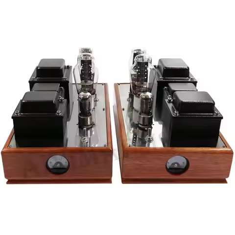 AIYIMA SMSL 6N8P 5687 Push 300B Tube Amplifier Split type Class A Vacuum Tube Amplifier 9W 2 Stereo 