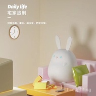 Little Bunny Night Light Cute Wholesale Rabbit Pat Silicone Animal Little Bunny Rechargeable Zodiac 