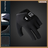 yangyuhua 1Pc Billiards Glove Left Hand Snooker 5-Finger Glove Anti-slip Breathable Billiard Trainin