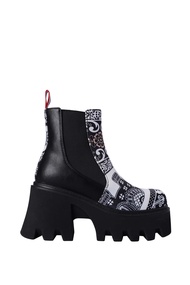 Villains SF YAAKOVA-T Platform Chelsea Boots รองเท้าบูทแพลตฟอร์มผู้หญิง ส้นสูง 3.9"