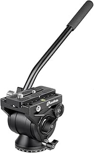 Leofoto BV-10 Fluid Video Head Kit Arca/RRS Compatible Inc QR Plate + Left/Right Hand Handle