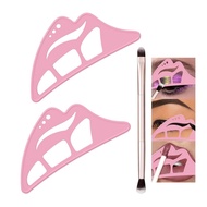 DAGEDA 2Pcs Alat Pembayang Mata Eyetour, Stensil Pembayang Mata Boleh Digunakan Semula untuk Pembaya