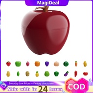magideal Simulation Fruit & Vegetable Cutting Toy Kitchen Playset Fruit Storage Pretend Play Gift