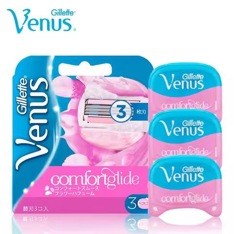 Original Gillette Venus Breeze Shaving Razors White Tea Razor Blades Women Shavor blades Refills for