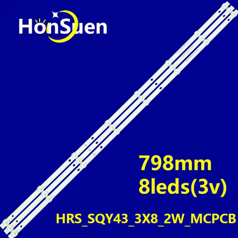 LED Backlight Strip 8LED For RCA RT4306 RTU4300 RTU4300-E AE0110575 AE0110575 43LE51012D SH-39B/4365