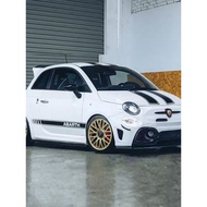 Pelekat skirt sisi badan ABARTH 595 Fiat ABARTH 500695 jalur hiasan untuk hud