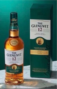 The Glenlivet 12 Years Old Rum &amp; Bourbon Cask Selection Single Malt Scotch Whisky (Taiwan Exclusive)