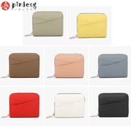 PINLESG Women's PU Leather Zipper Wallet - 8 Color Options