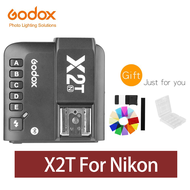 X2T-N เครื่องส่งสัญญาณแฟลชทริกเกอร์ไร้สาย2.4G X2T-O X2T-S X2T-C จาก Godox สำหรับฟูจิโอลิมปัส Canon N