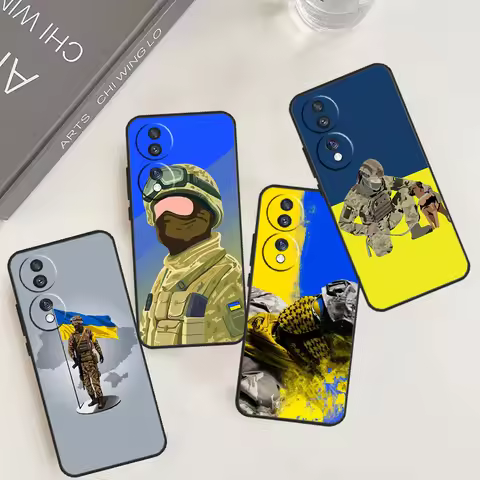 Ukraine Army Flag Case For Honor X8b X9b X8a X9a X6a X7a X6 X7 X8 X9 Honor 90 Lite 70 50 Magic 5 6 P